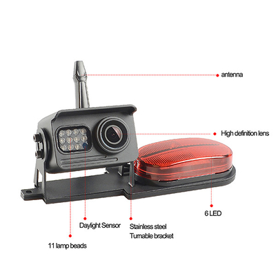 alliage d'aluminium de caméra de secours sans fil de 20dBm Digital avec la lumière de nuit de LED