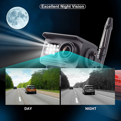 Caméra sans fil de Rearview de véhicule d'intense luminosité écran IP69K de couleur de 5 pouces