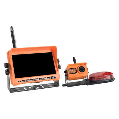 Caméra de secours sans fil de vision nocturne d'IR écran orange de couleur de 7 pouces